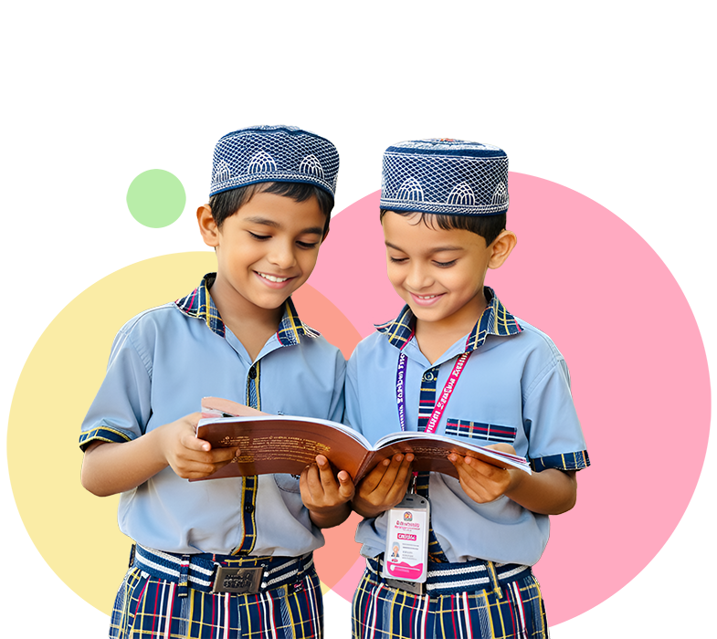 Children learning happily at Mujammau ZeeQue Preschool